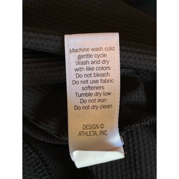 Athleta Bustle Activewear Skort size M Black Tennis Pickleball - Picture 8 of 10